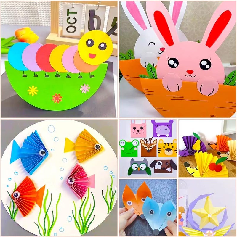 IOOLEEM Origami Paper, 1000 Sheets, 20 Colors Origami Paper, 6 Inch Square, Double Sided Colored paper. - Image 5
